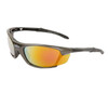 Xsportz XS78 Wholesale Sunglasses Dark Silver & Black Frame w/Gold Revo Lens