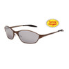 Men's Sport Sunglasses Wholesale - Style #XS120 Spring Hinge Bronze with Mirror