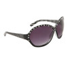 DI104 Rhinestone Sunglasses Black Frame