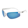 Wholesale Sport Sunglasses XS124 Silver Frame w/Blue Revo Lens