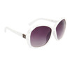 Women's Fashion Sunglasses DE718 White Frame