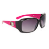 Women's Wholesale Sunglasses DE713 Magenta & Black Frame