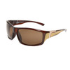 Polarized Sport Sunglasses XS602 Brown Frame w/Gold
