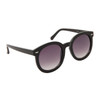 Round Fashion Sunglasses 812 Black Frame