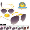 Metal Aviators with Spring Hinge Temples 816