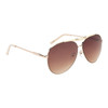 Bulk Metal Aviator Sunglasses - Style #817 | Spring Hinge! Gold 
