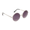 Round Sunglasses 819 Silver Frame