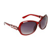 Rhinestone Sunglasses DI6003 Red Frame