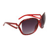 Large Frame Vintage Sunglasses 6018 Red Frame