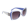 Vintage Sunglasses DE5008 White & Blue Frame