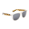 California Classics Sunglasses 6023-White with Yellow Polka-A-Dots