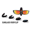 Visor Clips with Flames 0058