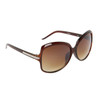 Women's Fashion Sunglasses 6038 Brown Frame