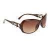 DE5020 Fashion Sunglasses Brown Frame