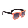 Pixelated Sunglasses Wholesale - Style #6058 Orange/Black