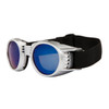 Goggles Wholesale G321 Silver w/Blue Revo