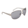 Wholesale Aviator Sunglasses DE133 White & Silver Frames