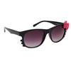 California Classics Sunglasses with Bows! 31514 Black Frame & Pink Bow