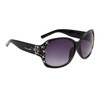 Diamond™ Rhinestone Sunglasses DI139 Gloss Black Frame