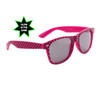 Glow In The Dark Sunglasses - Wholesale California Classics - Style #8002 Magenta