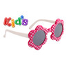 Flower Sunglasses for Girls # 8103 White/Pink