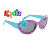 Kid's Bulk Sunglasses 8107 Blue & Purple w/Blue Flower