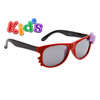 Kid's Wholesale Sunglasses by the Dozen 8111 Red & Black w/Purple Bow