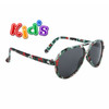 Kid's Aviator Sunglasses Wholesale Style #8119 Blue/Red Camo