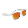 Silver California Classics Bulk Sunglasses - Style #8077 Spring Hinge Gold Mirror