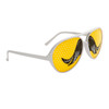 Mustache Glasses Wholesale - Style # 8037 White/Yellow
