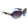 Wholesale Designer Eyewear Sunglasses - Style # DE724 Blue/Clear