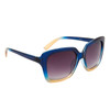 Women's Fashion Sunglasses Wholesale - Style # 831 Blue & Cream