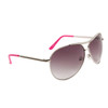 Aviator Sunglasses by the Dozen - Style # 32720 Silver/Pink