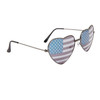 American Flag Heart Sunglasses Wholesale 850 Gun Metal