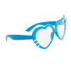 Clear Lens Heart Sunglasses - Style # 8068 Blue