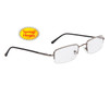 Reading Glasses with Spring Hinges R9008 Gun Metal