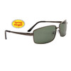 Spring Hinge Polarized Sunglasses 8208 Gun Metal