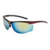 Sports Wholesale Men's Sunglasses - Style # XS7009 Red w/Yellow Mirror