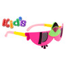 Wholesale Folding Kid's Sunglasses - Style #9083 Hot Pink/Yellow