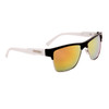 Wholesale Unisex Sunglasses - Style #6066 White/Black with Gold Revo