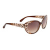 Wholesale Vintage Cat Eye Sunglasses - Style #DE737 Brown
