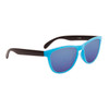 Mirrored Unisex Sunglasses - Style #868 Blue with Blue Flash Mirror