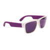 Frosted Mirrored Sunglasses Wholesale- Style #865 Purple with Purple Flash Mirror