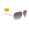 Mens Wholesale Sunglasses - Style #6072 Spring Hinge White