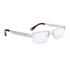 Designer™ Eyewear Bulk Clear Lens Glasses  - Style #DE5085 Silver/Black