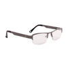 Designer™ Eyewear Bulk Clear Lens Glasses  - Style #DE5085 Dark Silver/Black