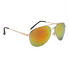 Aviator Sunglasses - Style #36318-Gold/Red-Gold Revo