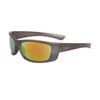 Xsportz™ Sport Sunglasses Wholesale- Style #XS148 Dark Silver w/Gold Revo