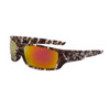 Camo Xsportz™ Sports Sunglasses Wholesale - Style #XS149 Black w/Red-Gold Revo