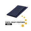 Wholesale Vinyl Snap Pouches ~ Navy Blue ~ 0082 (12 pcs.) 